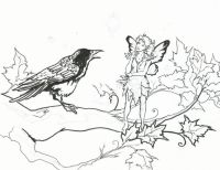 Raven and Fairy Conversation